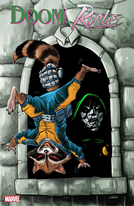 Doctor Doom & Rocket Raccoon 1 Ario Anindito Windowshades Variant - Cadets Toys & Comics