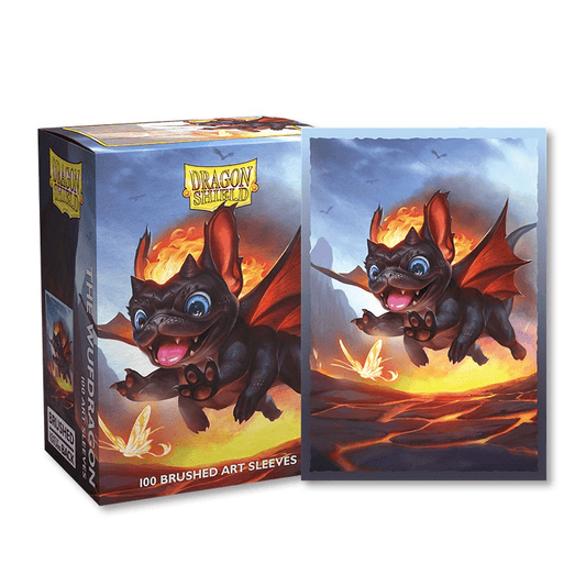 Box and individual card sleeve showcasing "The Wufdragon" art.