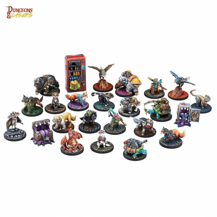 Dungeon & Lasers Animal Companions - Cadets Toys & Comics