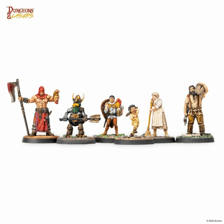 Dungeon & Lasers Dragon NPC Miniature Pack - Cadets Toys & Comics