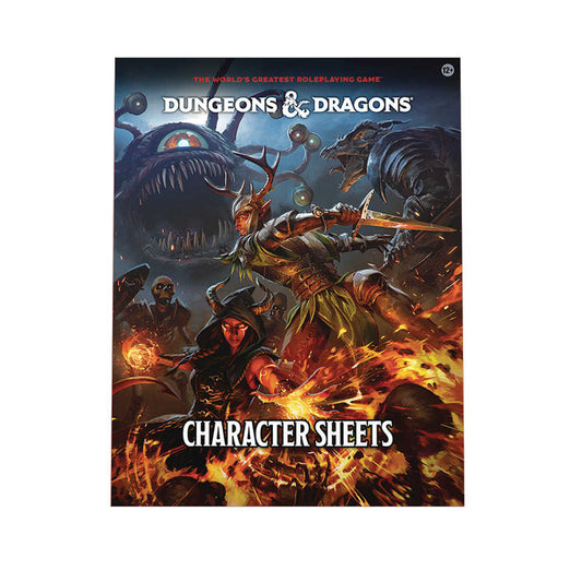 Dungeons & Dragons Role Playing Game Character Sheets (2024) - Cadets Toys & Comics