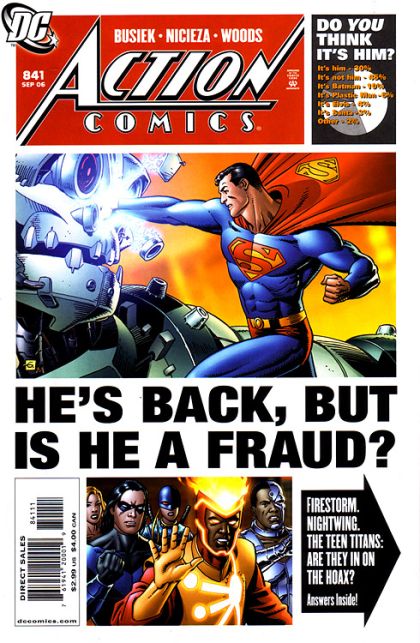 Action Comics, Vol. 1 #841A (Direct Edition)