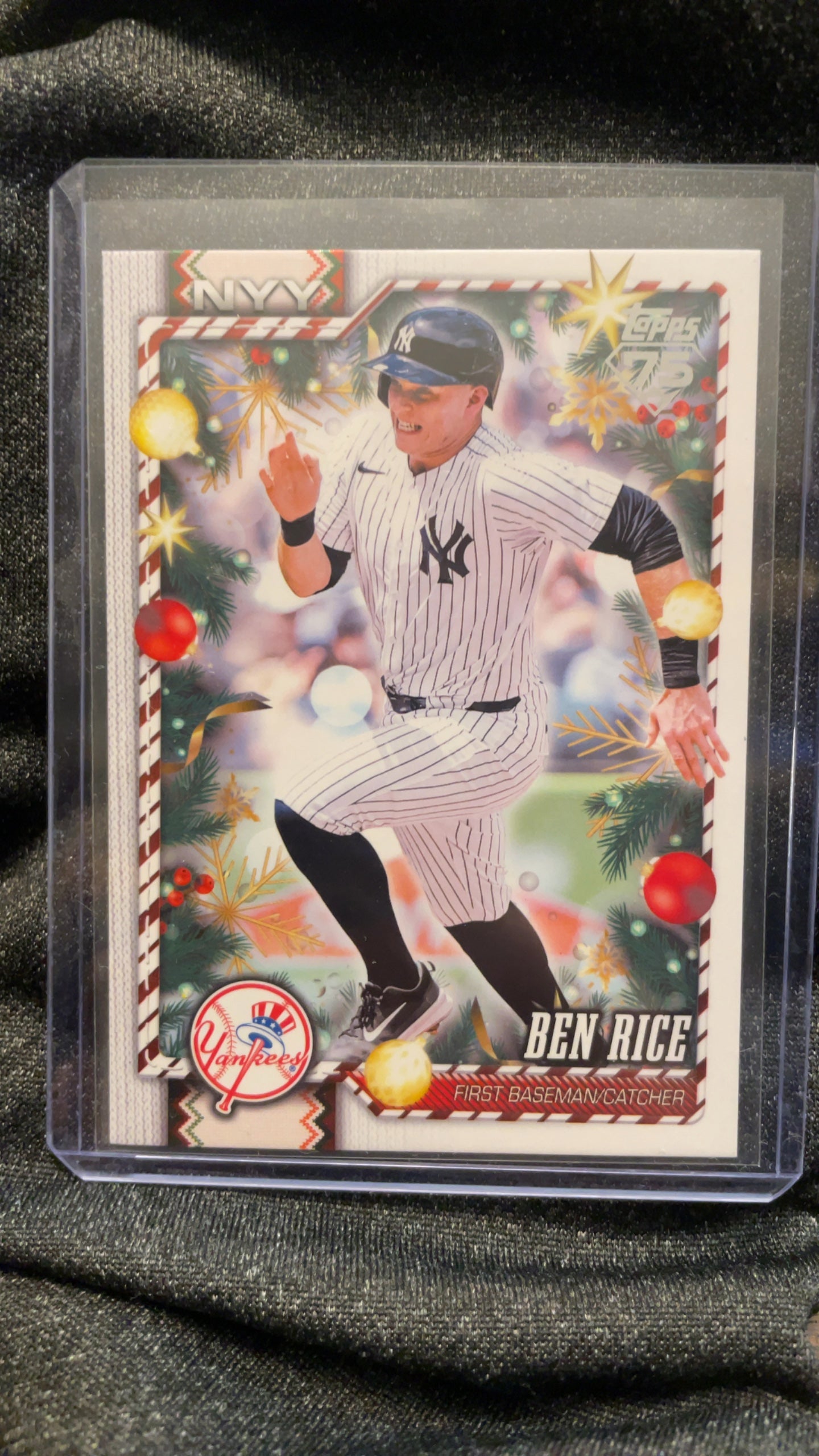 2026 Topps Holiday Ben Rice Card H159 New York Yankees