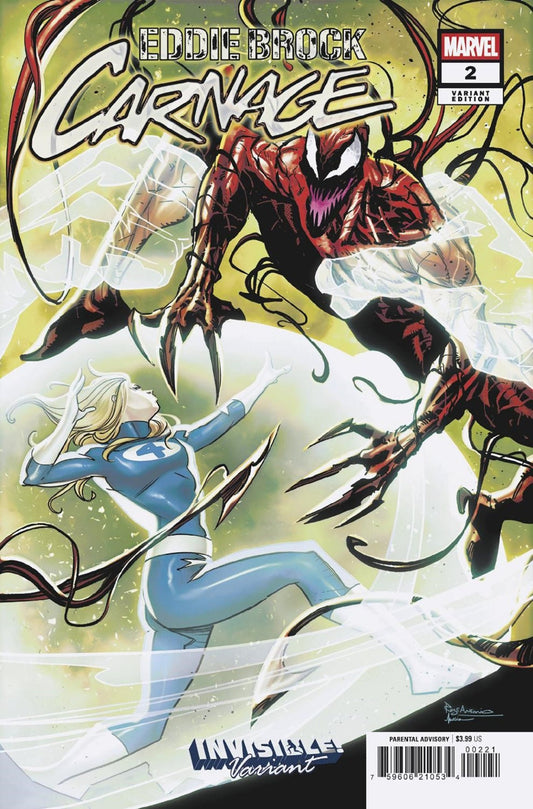 Eddie Brock Carnage 2 Roge Antonio Invisible Variant - Cadets Toys & Comics