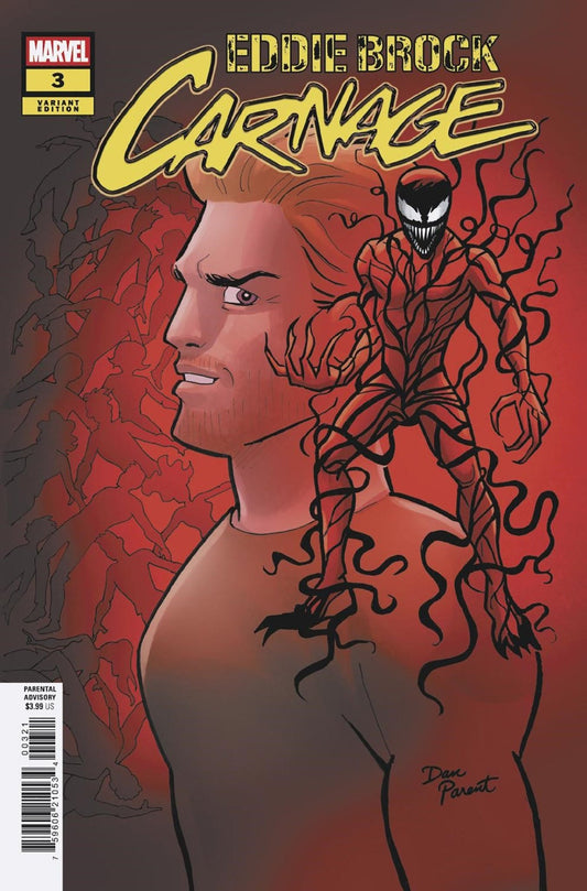 Eddie Brock Carnage 3 Dan Parent Variant - Cadets Toys & Comics