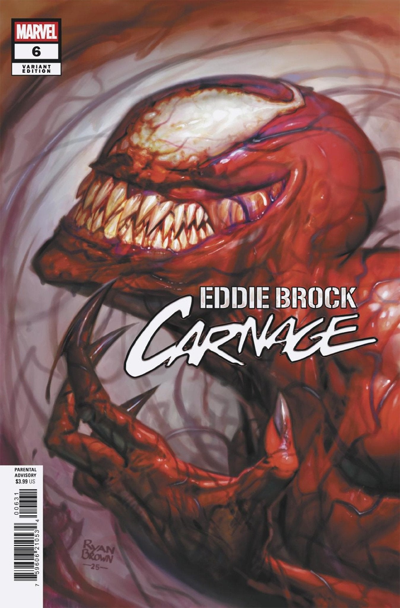Eddie Brock: Carnage #6 Variante de Ryan Brown