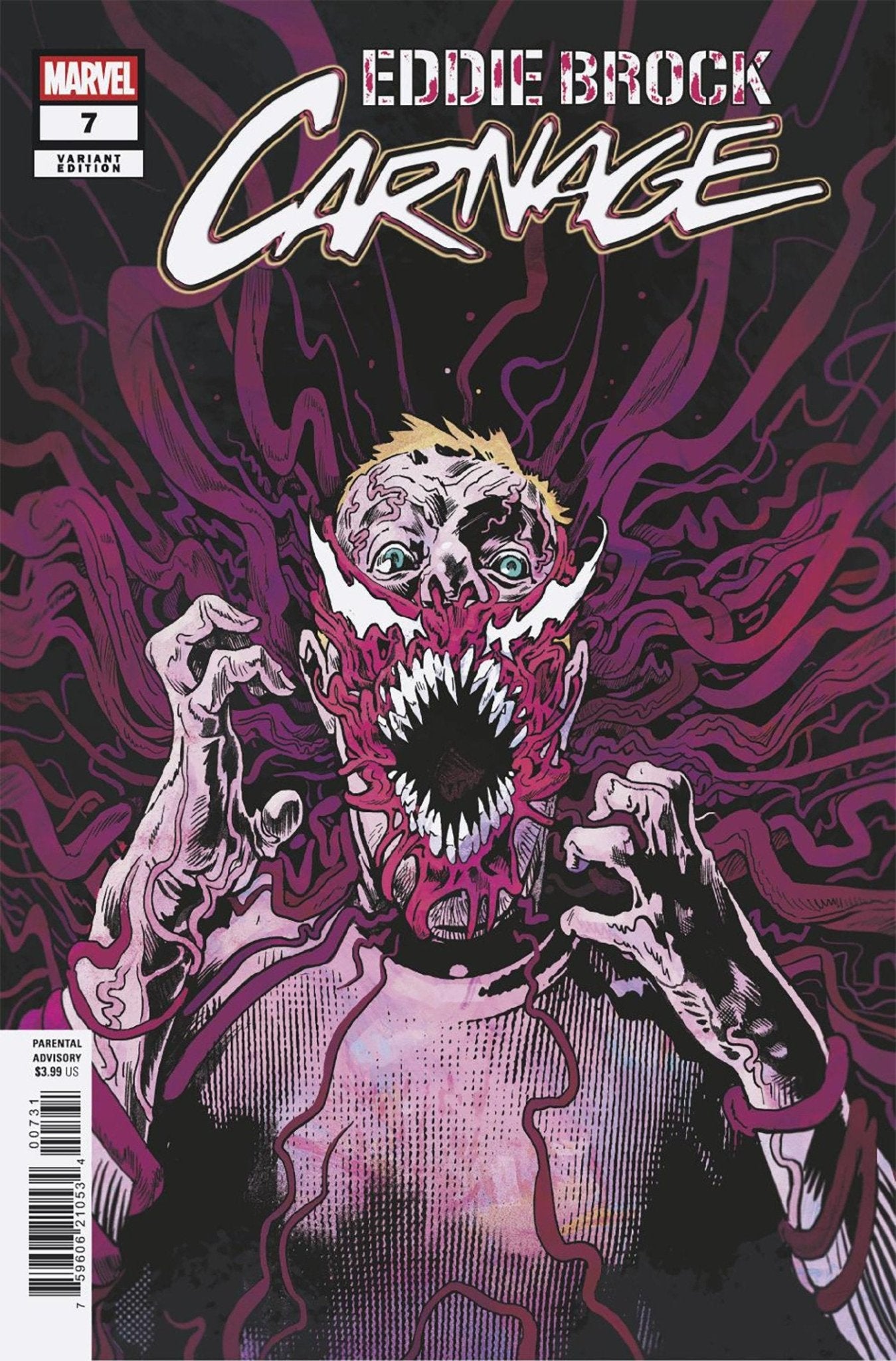 Eddie Brock: Carnage #7 Variante de Michael Walsh