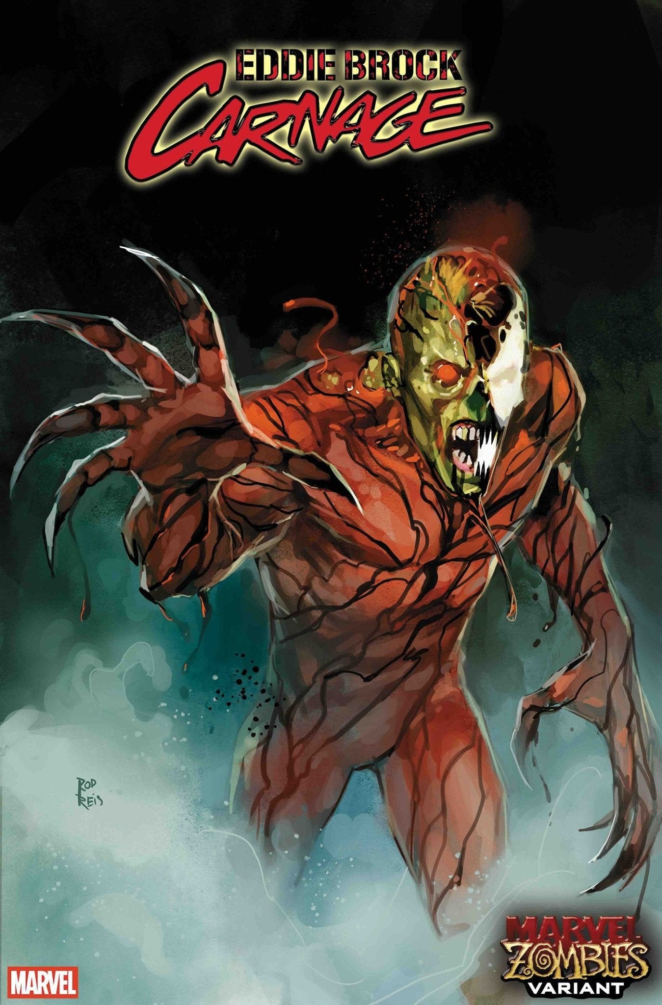 Eddie Brock: Carnage #9 Variante de Rod Reis Marvel Zombies