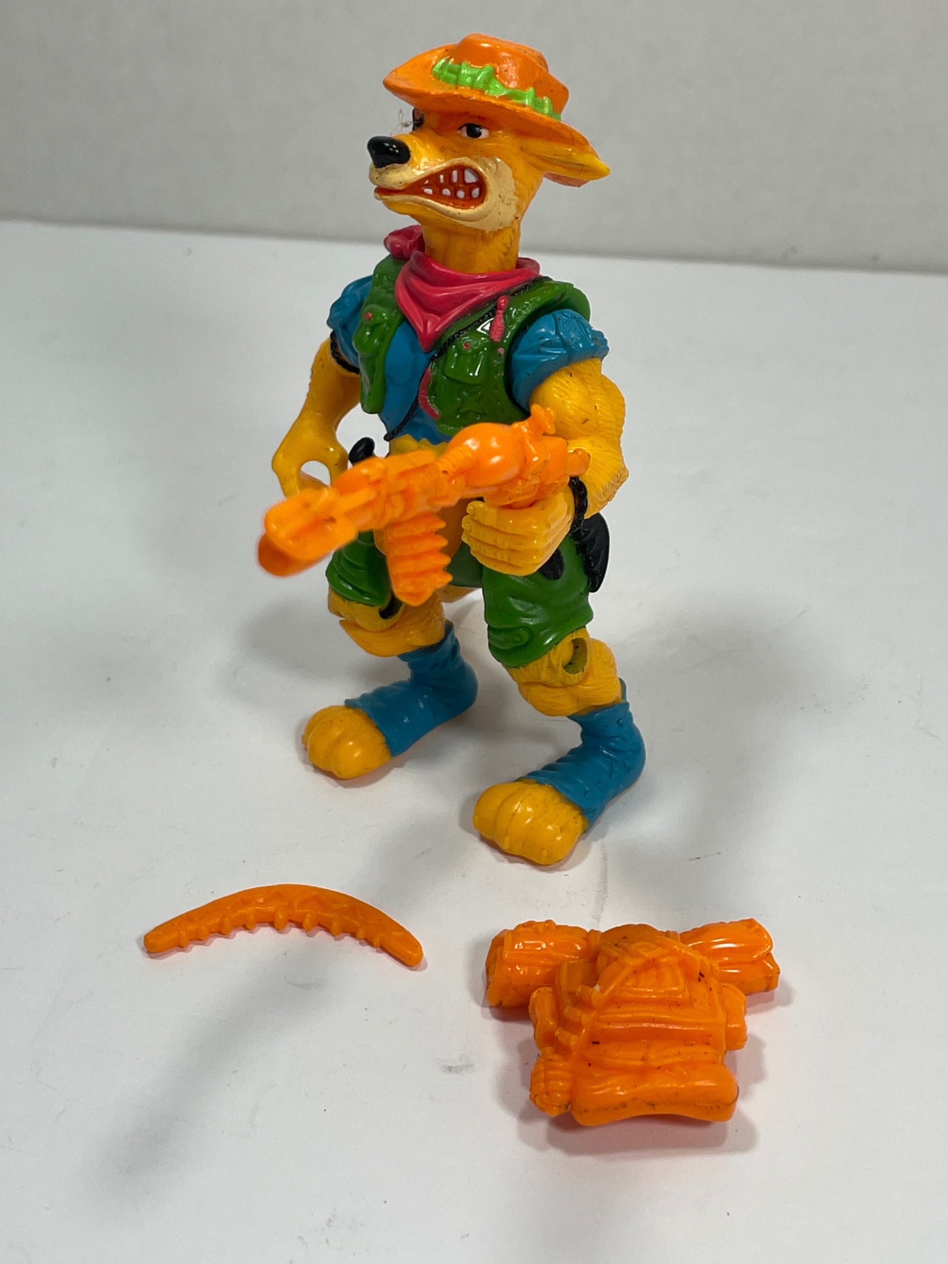 Vintage TMNT Walkabout Figure Playmates Near Complete