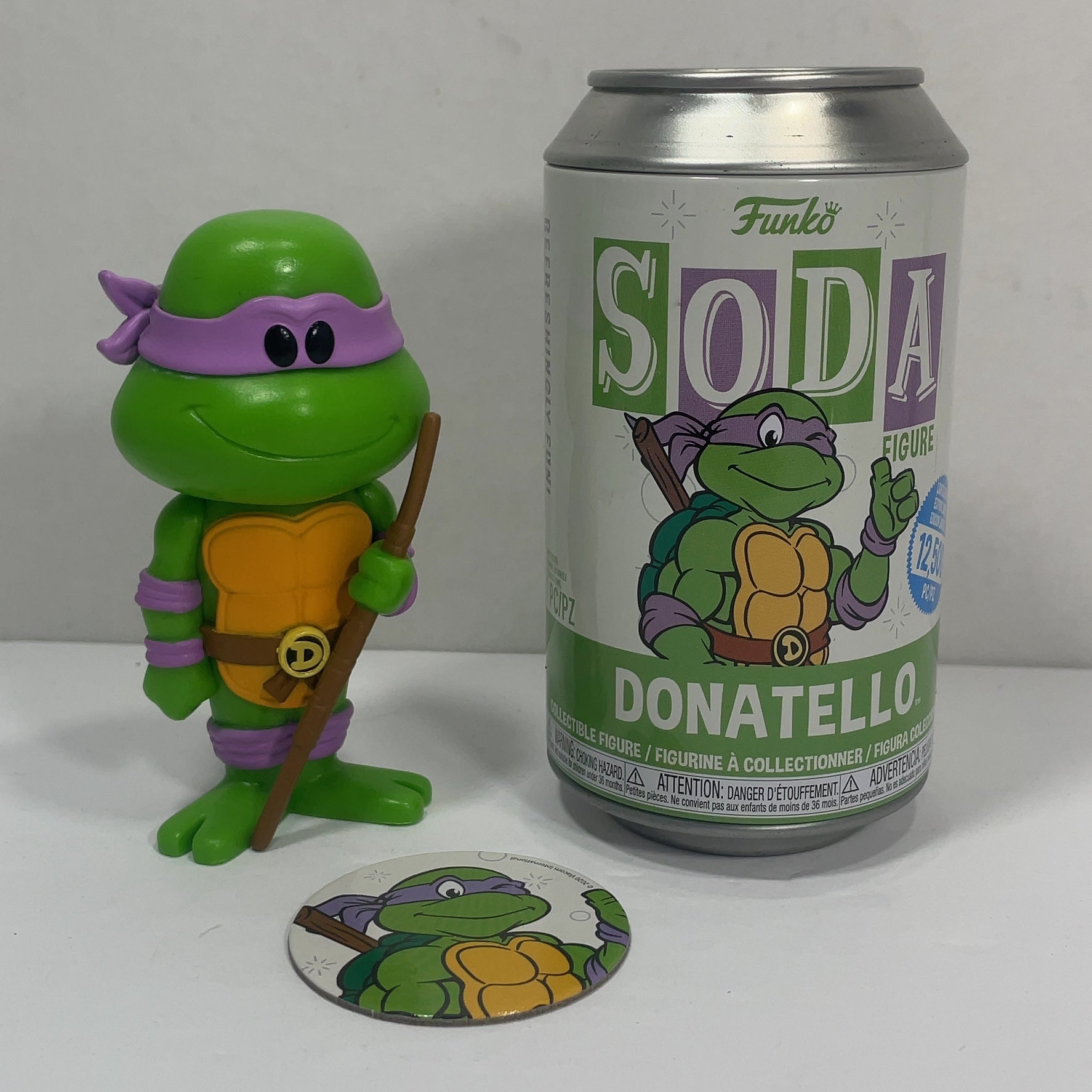 Funko Vinyl Soda Teenage Mutant Ninja Turtles Donatello Figure with POG