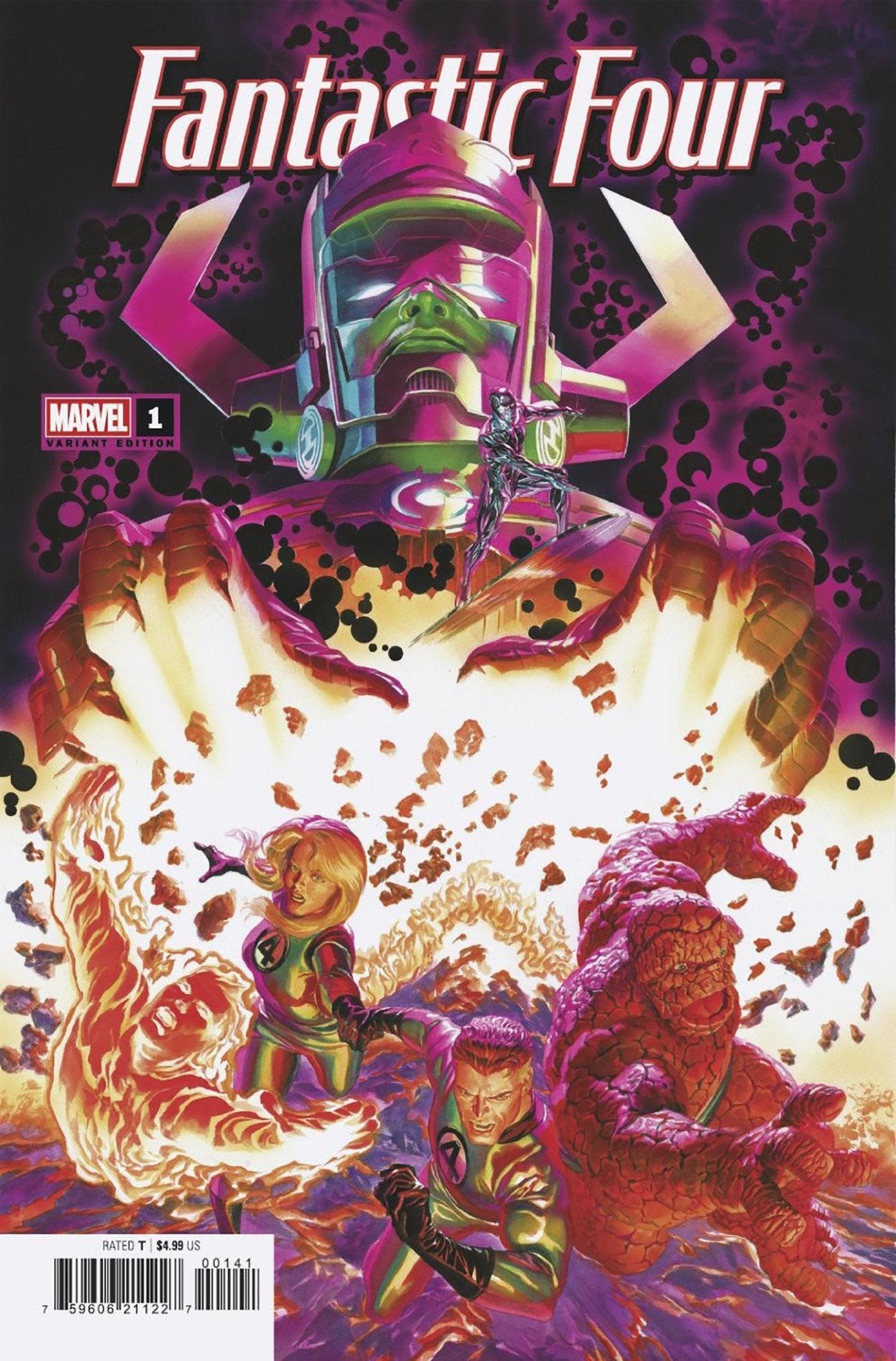 Los Cuatro Fantásticos #1 Variante de Alex Ross