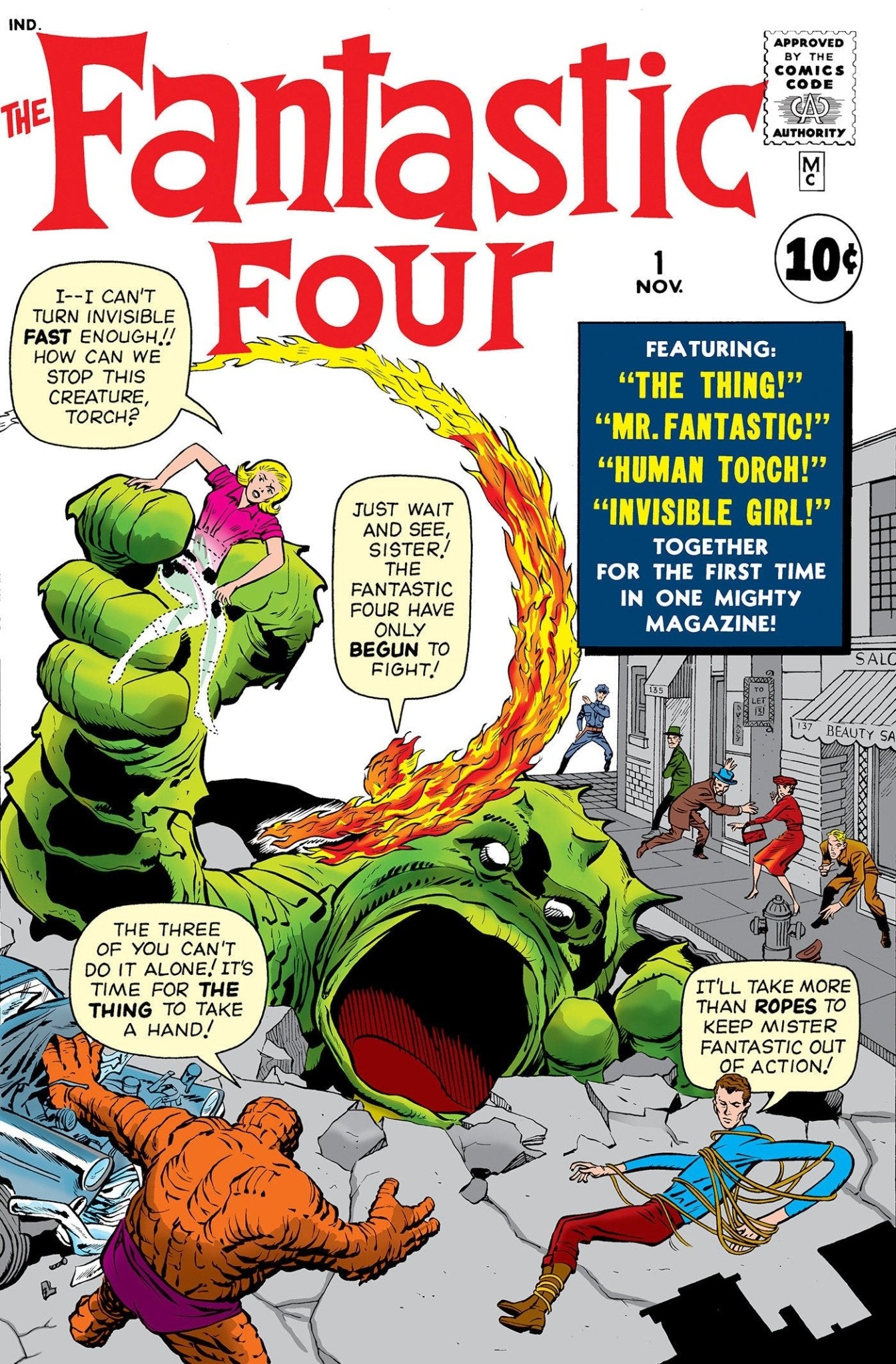 Fantastic Four 1 Facsimile Edition Foil Variant [New Printing] - Cadets Toys & Comics