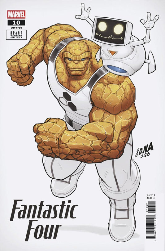 Fantastic Four 10 David Nakayama Color Block White Variant - Cadets Toys & Comics