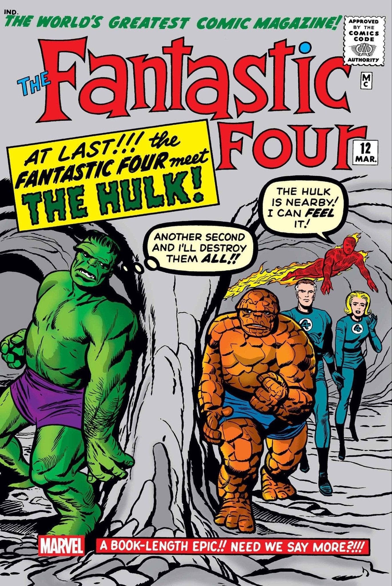 Fantastic Four 12 Facsimile Edition Foil Variant - Cadets Toys & Comics