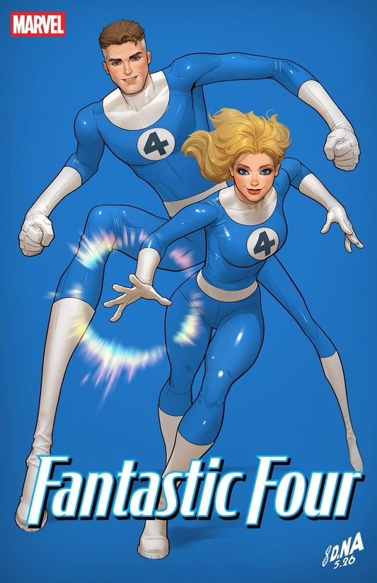 Fantastic Four 14 David Nakayama Color Block Blue Variant - Cadets Toys & Comics