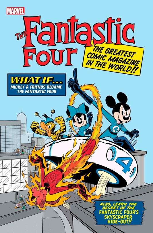 Fantastic Four 28 Francesco D'Ippolito Disney What If? Fantastic Four Homage Va Riant - Cadets Toys & Comics