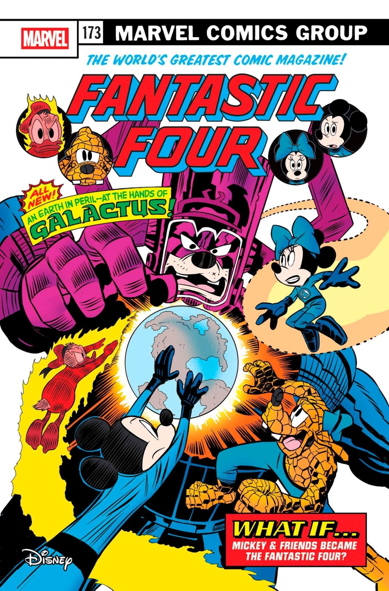 Fantastic Four 31 Claudio Sciarrone Disney What If? Fantastic Four Homage Variant [Doom] - Cadets Toys & Comics