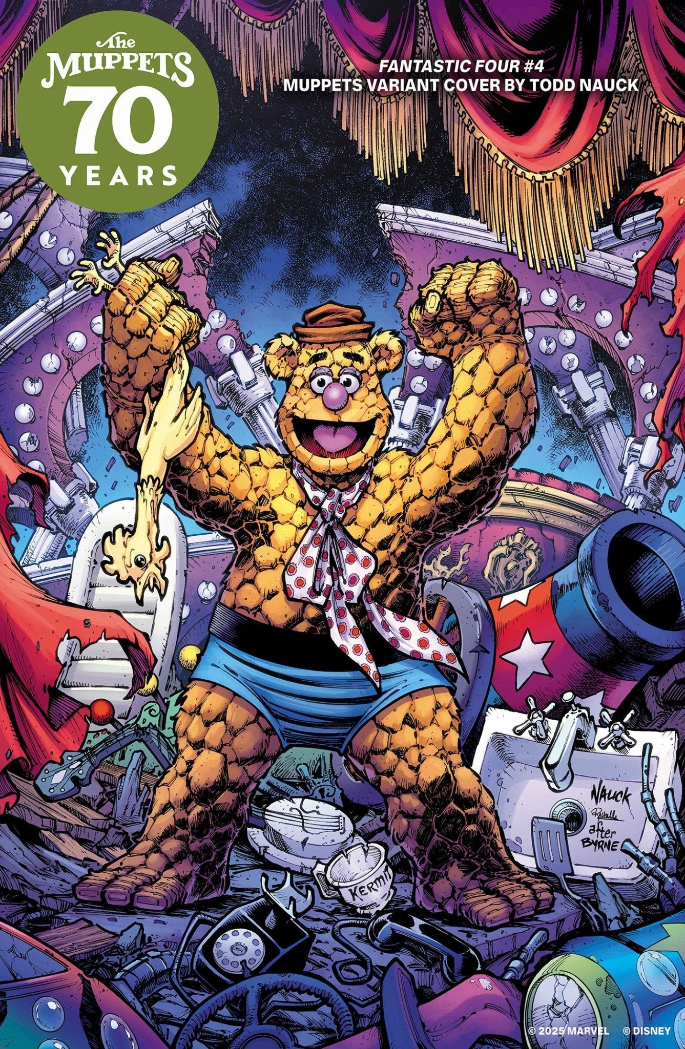 Los Cuatro Fantásticos #4 Todd Nauck Variante de los Muppets