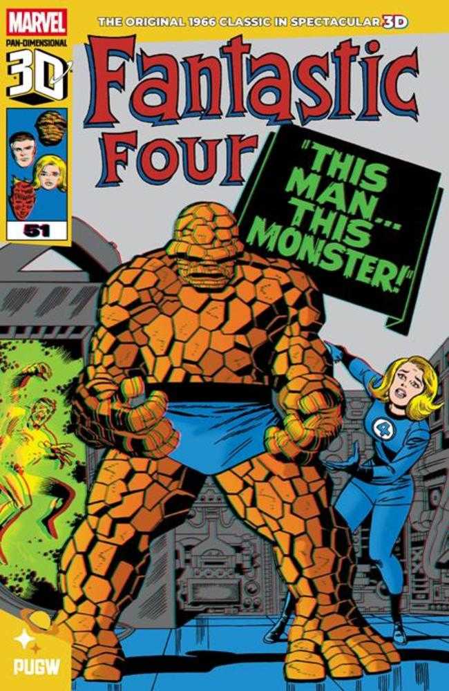 Fantastic Four 51 This Man This Monster Pan Dimensional 3 D Edition - Cadets Toys & Comics