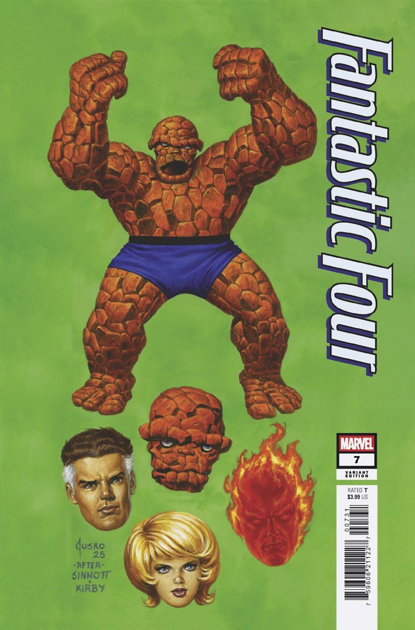 Fantastic Four 7 Joe Jusko Variant - Cadets Toys & Comics