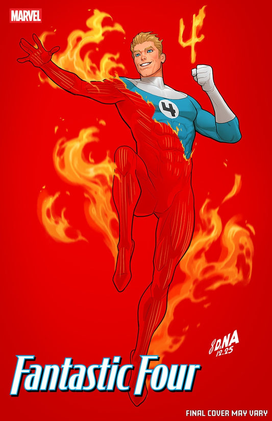 Fantastic Four 8 David Nakayama Color Block Red Variant - Cadets Toys & Comics