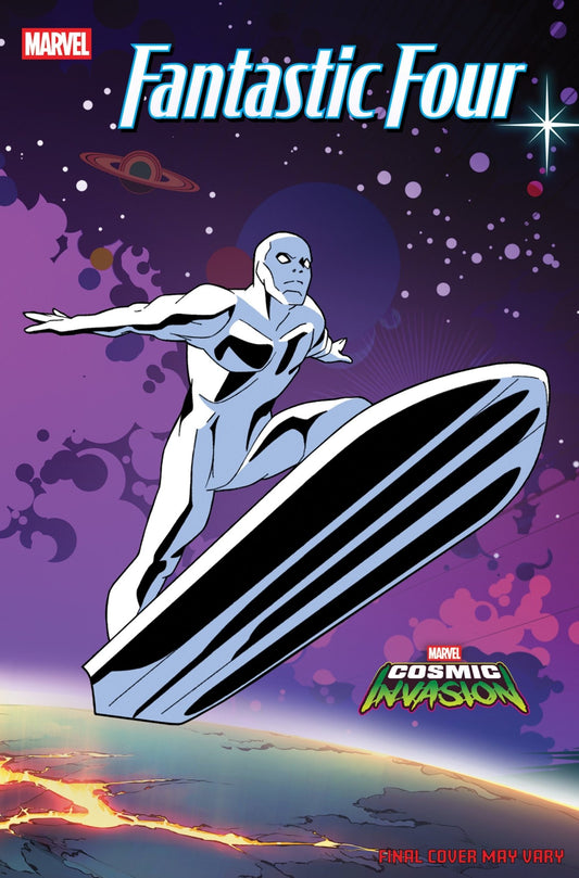 Fantastic Four 8 Marvel Cosmic Invasion Variant - Cadets Toys & Comics