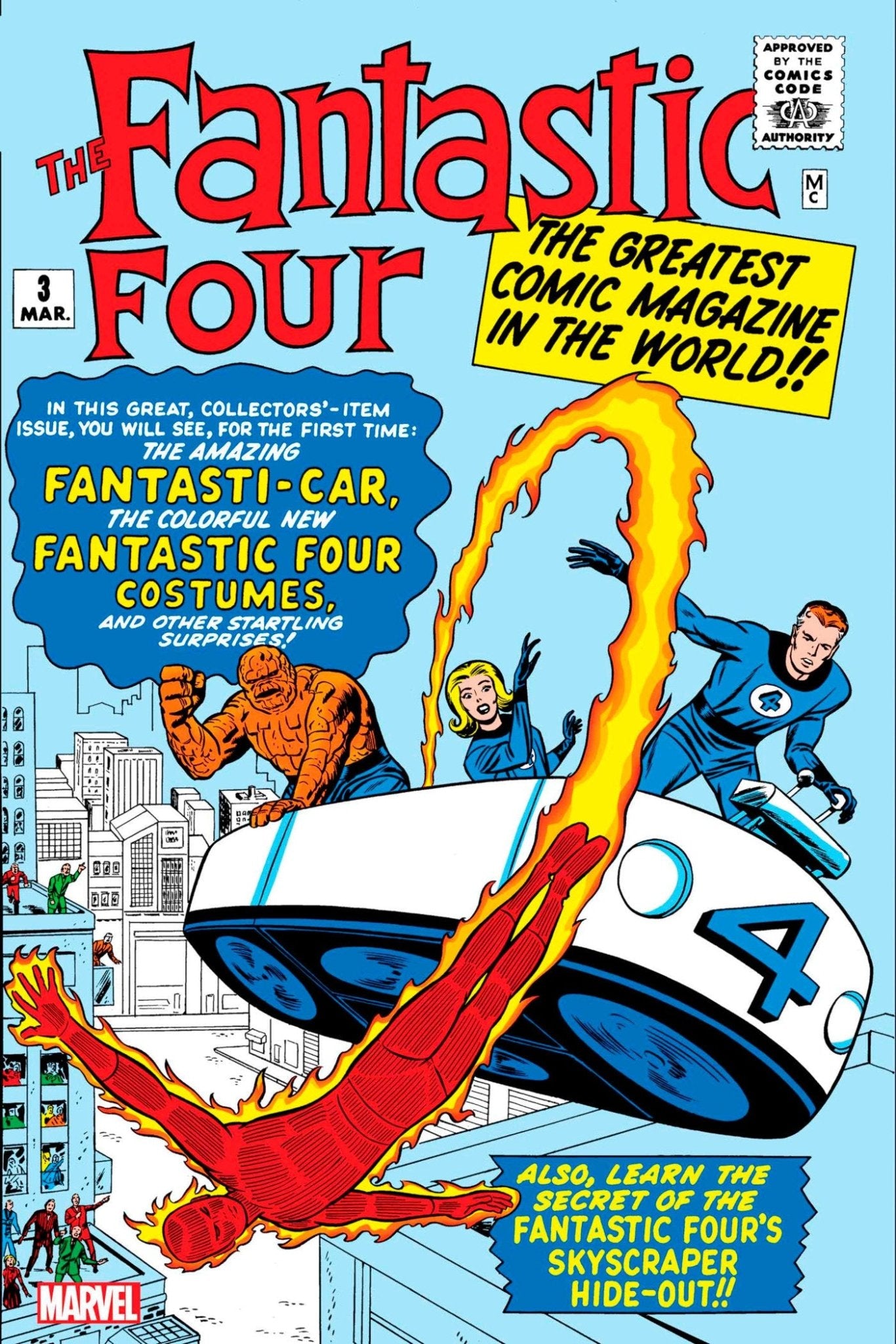 Fantastic Four Facsimile Edition 3 - Cadets Toys & Comics