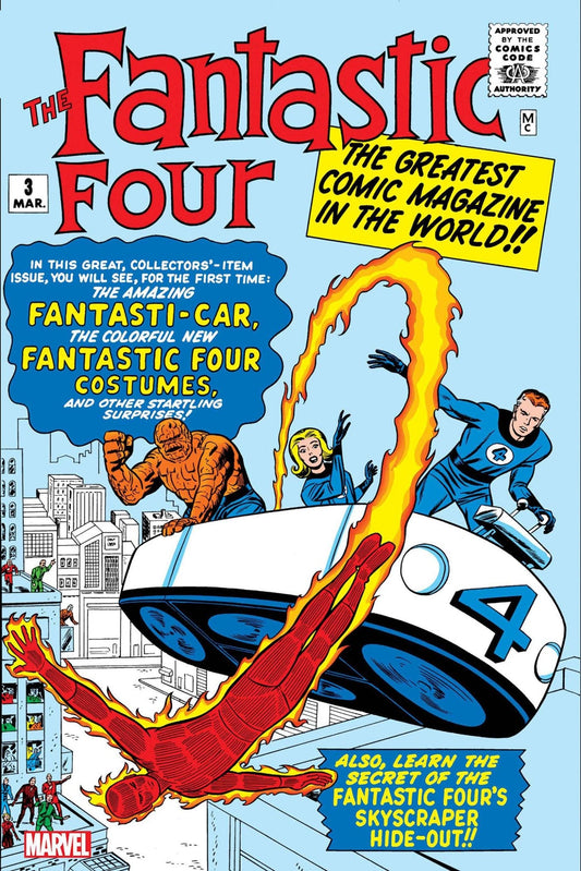 Fantastic Four Facsimile Edition 3 Foil Variant - Cadets Toys & Comics