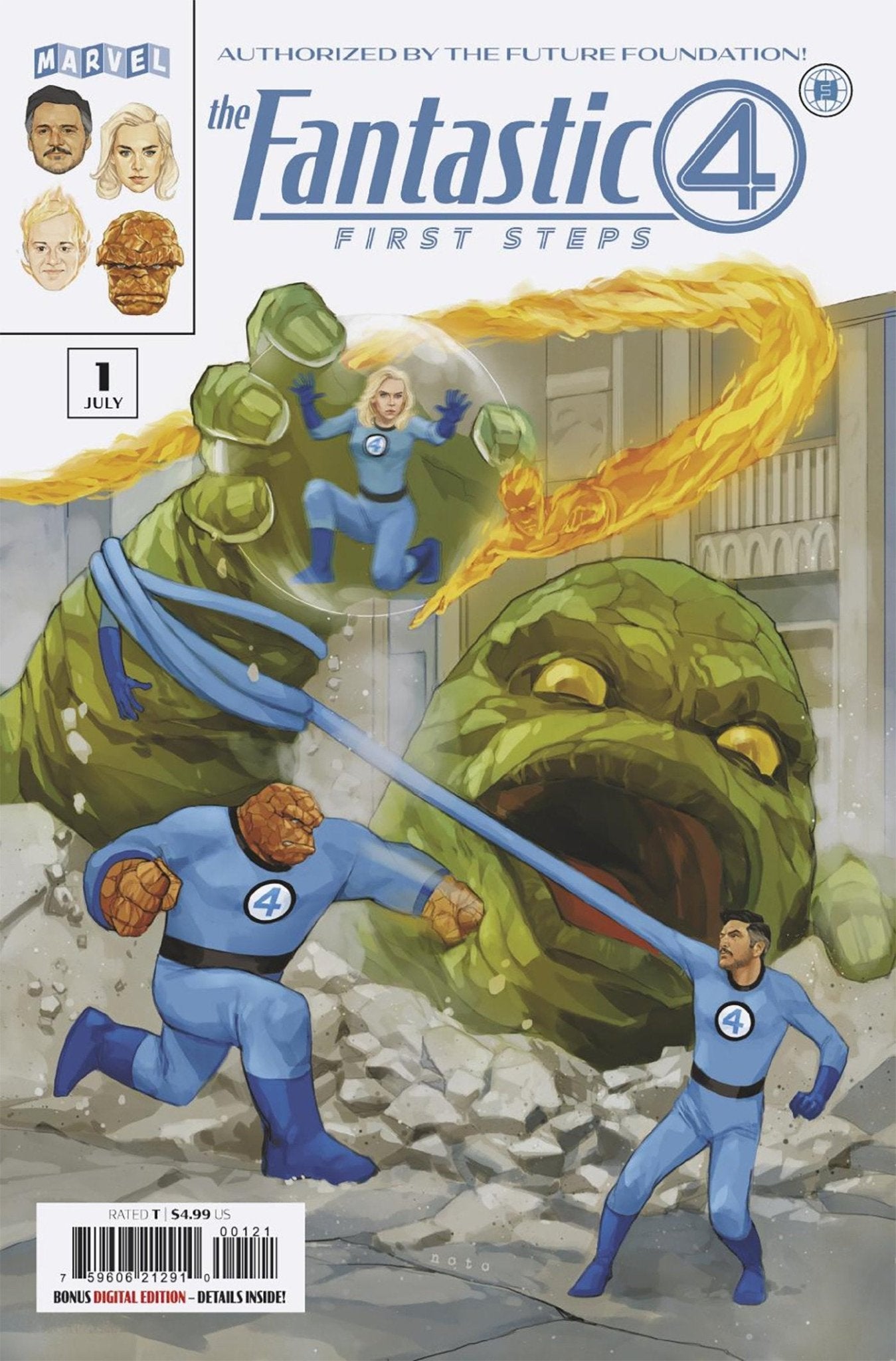 Los Cuatro Fantásticos: Primeros Pasos #1 Portada B de Phil Noto