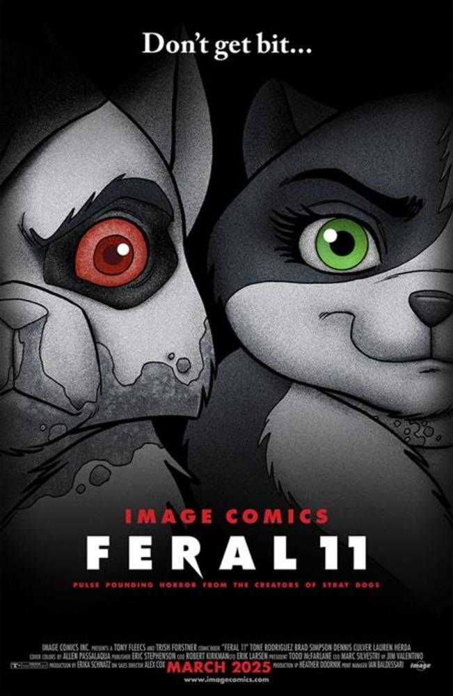 Feral 11 Cover B Trish Forstner & Allen Passalaqua Homage Variant - Cadets Toys & Comics