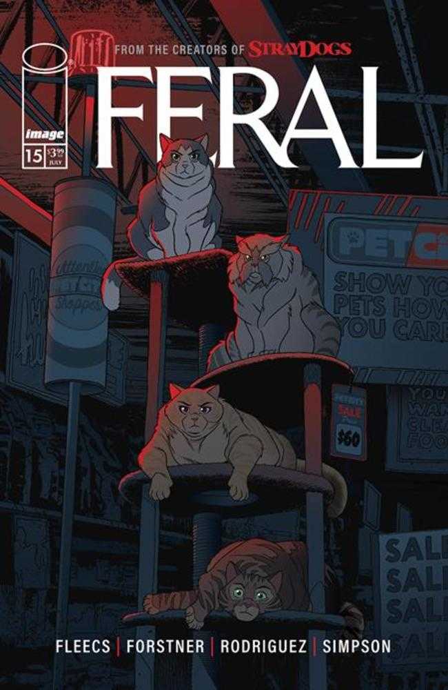 Feral #15 Portada A Tony Fleecs y Trish Forstner