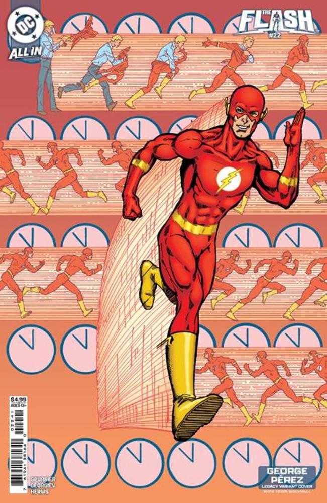 Flash #22 Portada D Variante de cartulina del legado de George Pérez