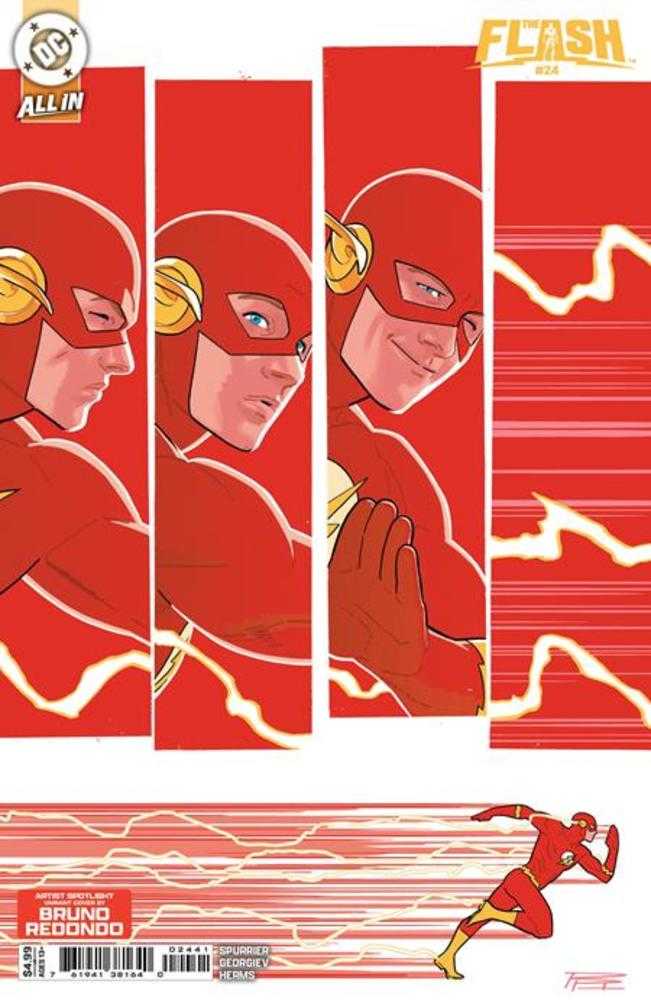 Flash #24 Portada D Bruno Redondo Artista Destacado Variante en Cartulina