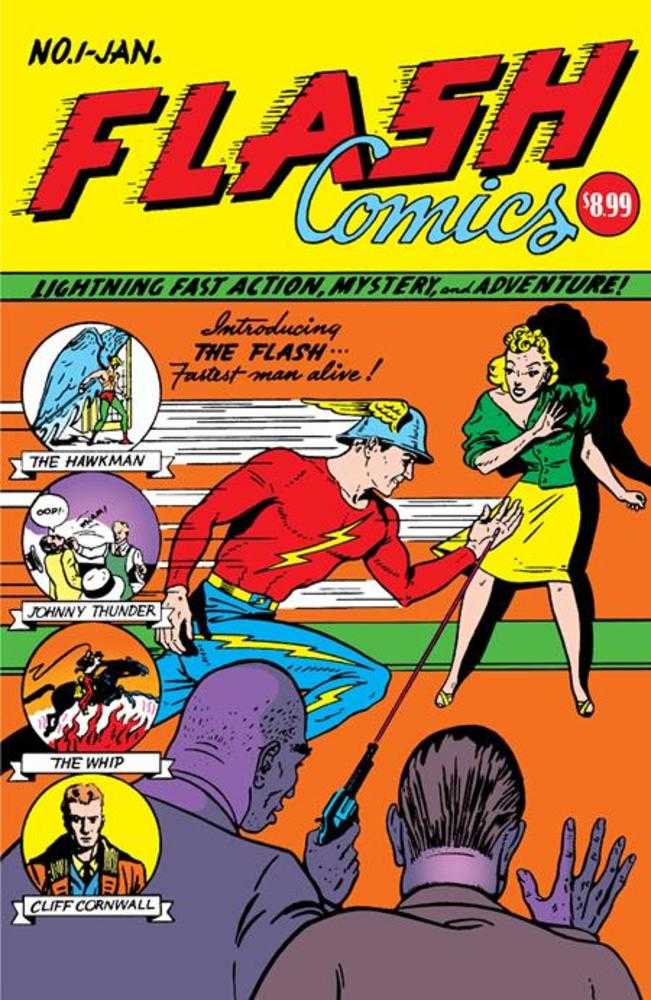 Flash Comics 1 Facsimile Edition Cover B Sheldon Moldoff Foil Variant - Cadets Toys & Comics