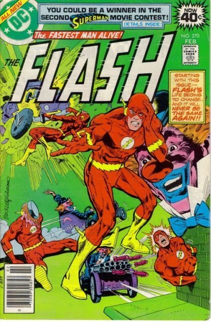 Flash, Vol. 1 #270 — ¡Una forma rápida de morir!