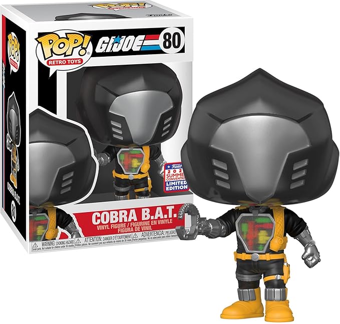Funko Pop 80 G.I. Joe Cobra B.A.T. Battle Android Trooper 2021 Summer Convention Exclusive - Cadets Toys & Comics