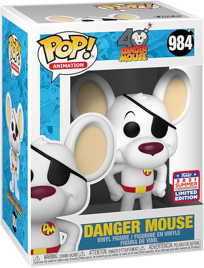 Funko Pop Animation Danger Mouse 2021 Summer Convention Exclusive - Cadets Toys & Comics