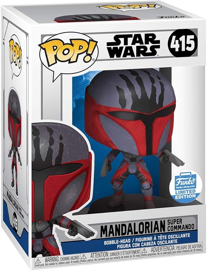 Funko Pop Mandalorian Super Commando Funko Online Exclusive - Cadets Toys & Comics