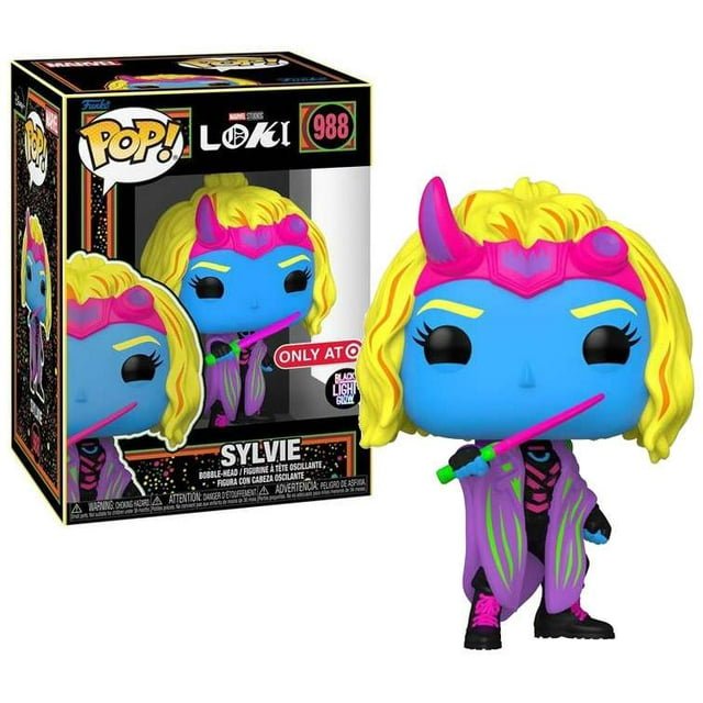 Funko Pop! Marvel Studios Loki Sylvie Blacklight Special Edition 988 - Cadets Toys & Comics