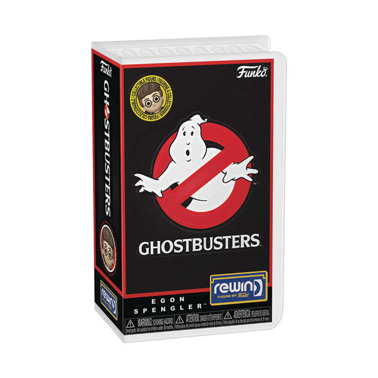 Funko Rewind Ghostbusters Egon Spengler collectible figure packaging.