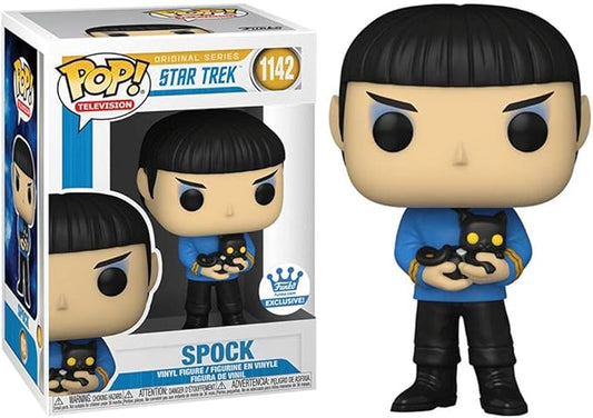 Funko POP! Television Star Trek Original Series Spock with Cat Funko Online Exclusive 1142 - Cadets Toys & Comics
