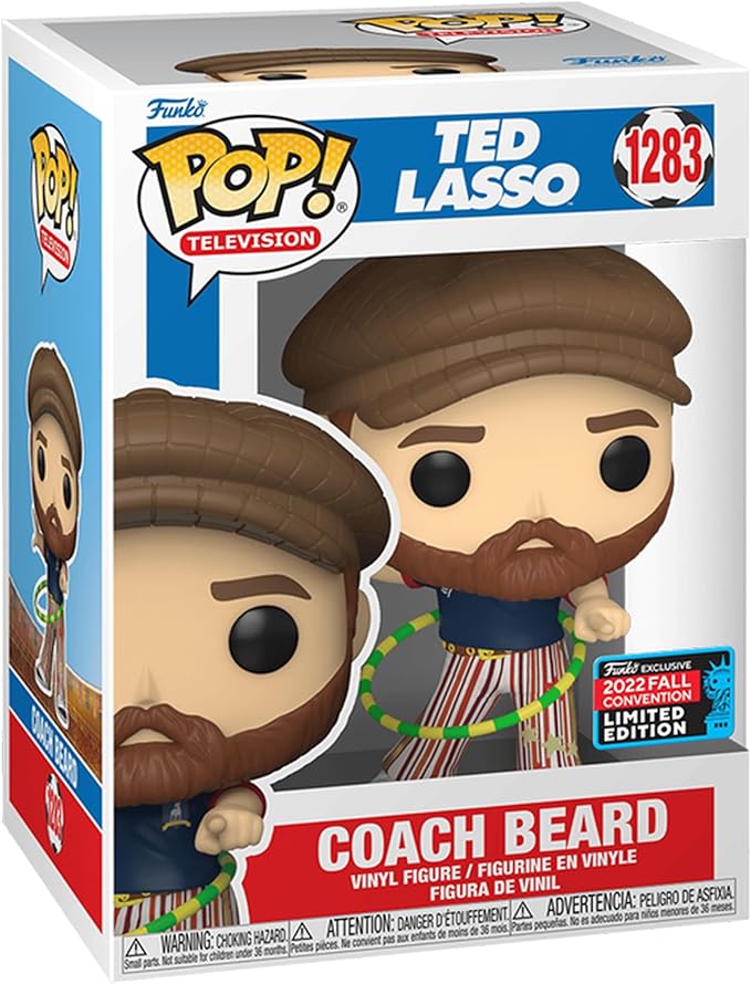 Funko Pop! TV:Ted Lasso Coach Beard 2022 Fall Convention Exclusive 1283 - Cadets Toys & Comics