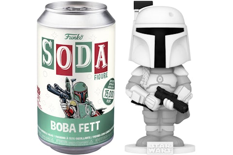 Funko Pop Vinyl Soda Star Wars Boba Fett *CHASE* Figure (Opened) - Cadets Toys & Comics