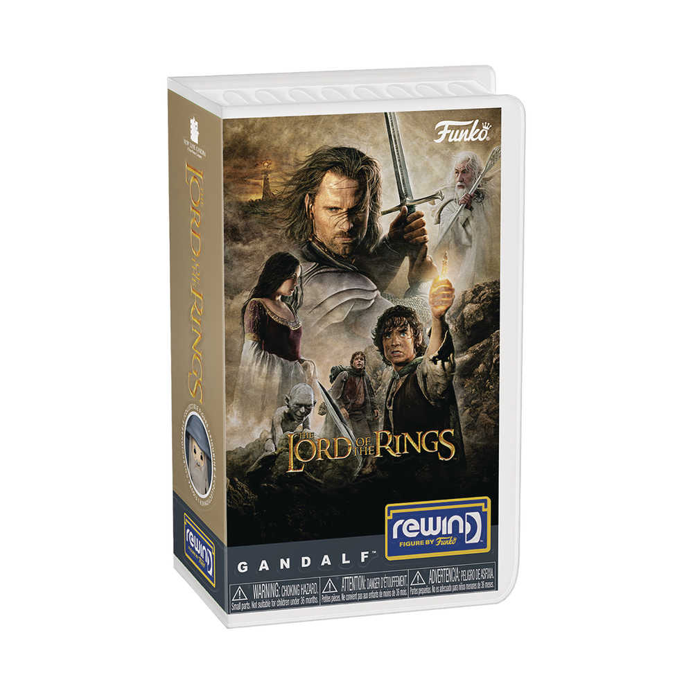 Funko Rewind Gandalf in The Lord of the Rings packaging.