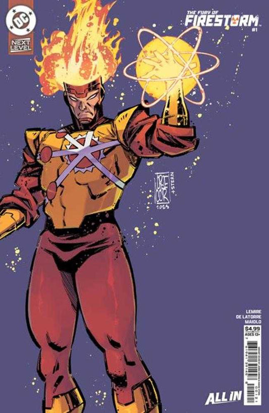 Fury Of Firestorm 1 (Of 6) Cover D Jorge Corona Next Level Card Stock Variant - Cadets Toys & Comics