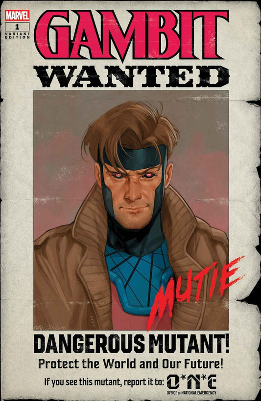 Gambit: Wanted 1 Phil Noto Wanted Variant B - Cadets Toys & Comics