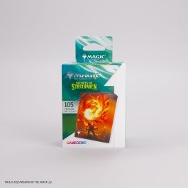 Gamegenic Premium Sleeves: Standard Art Magic: The Gathering Secrets of Strixhaven - Mountain - Cadets Toys & Comics