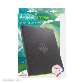 Gamegenic Zip - Up Album: 18 - Pocket Magic: The Gathering Secrets of Strixhaven - Black/Green - Cadets Toys & Comics