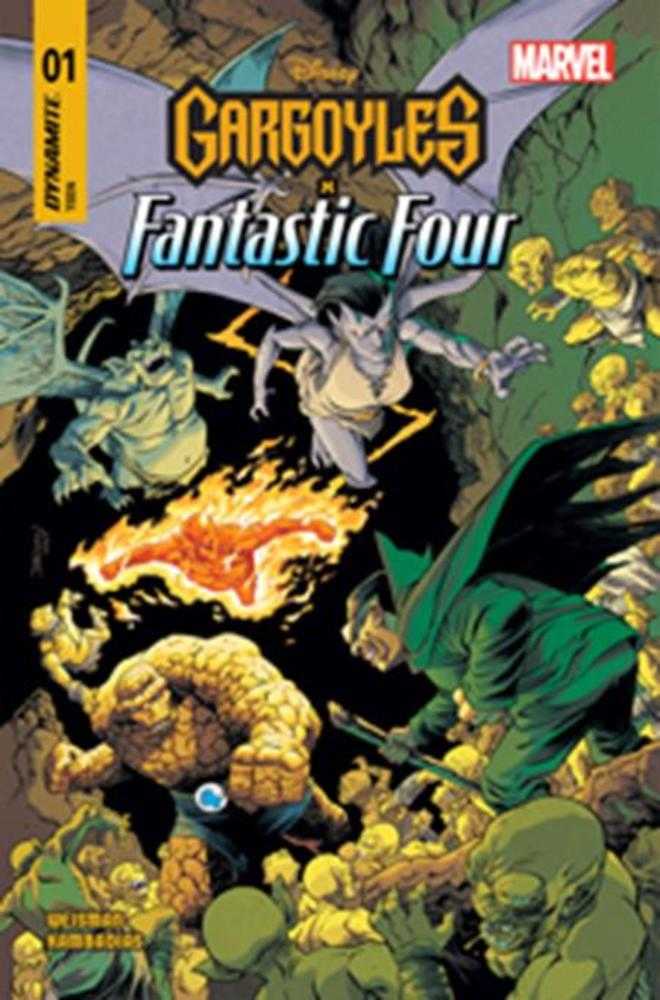 Gárgolas X Los Cuatro Fantásticos #1 Portada B Variante de Declan Shalvey