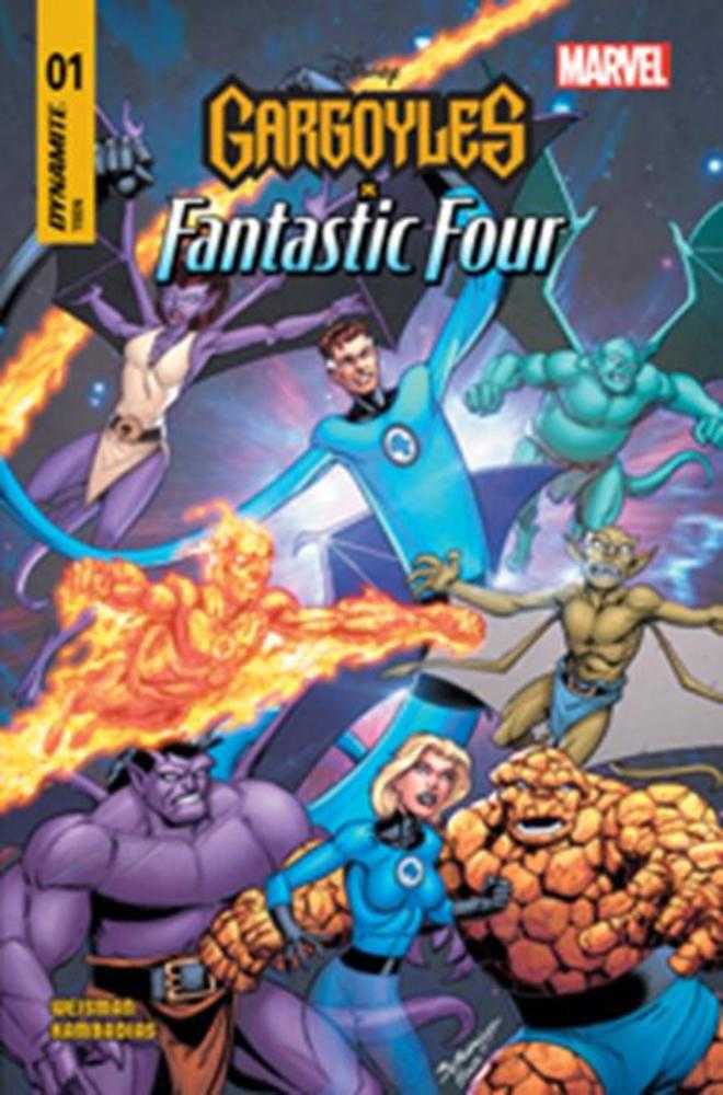 Gárgolas X Los Cuatro Fantásticos #1 Portada D Variante de Mark Bagley